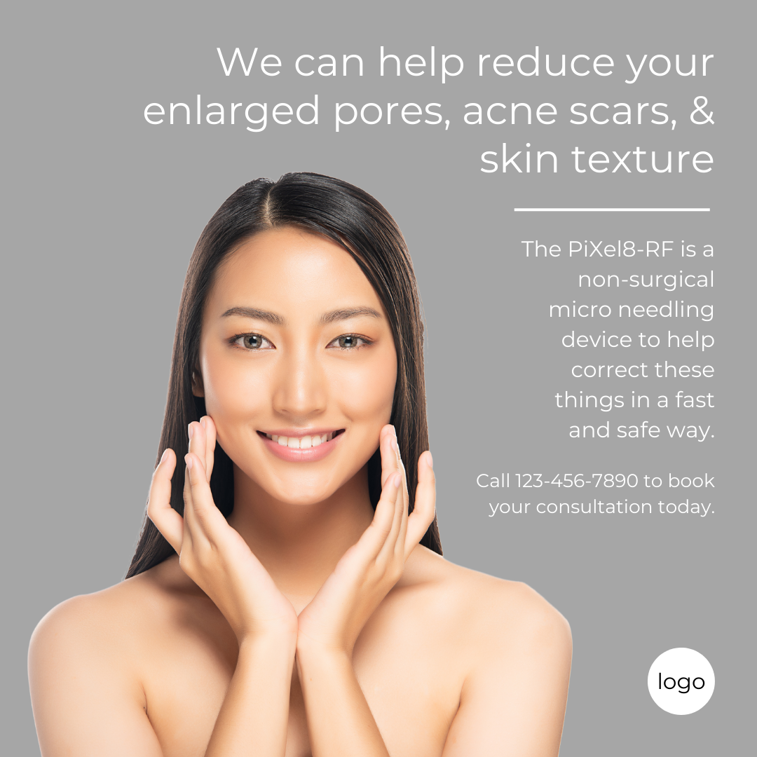 PiXel8-RF Image Template - Pores, Acne, Skin Texture