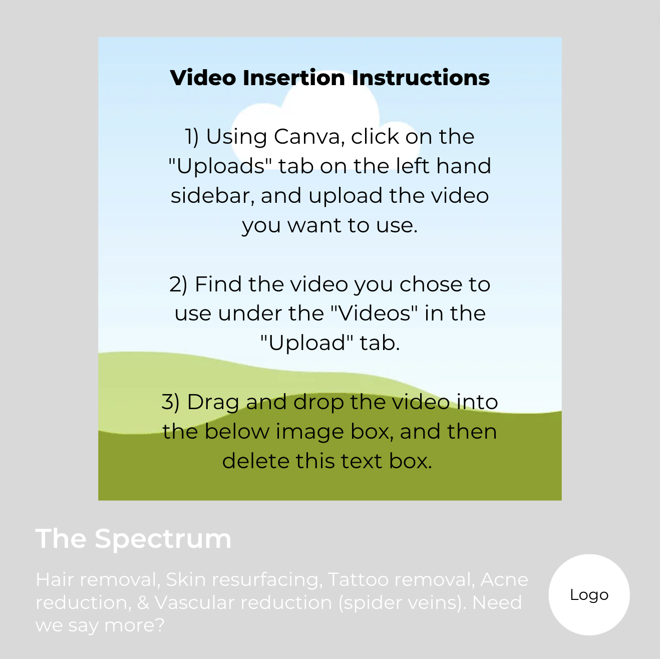 Spectrum Video Template - Square Video